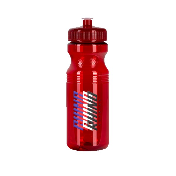 ACCONA 24 oz. PET Sports Bottle with Push/Pull Lid 1