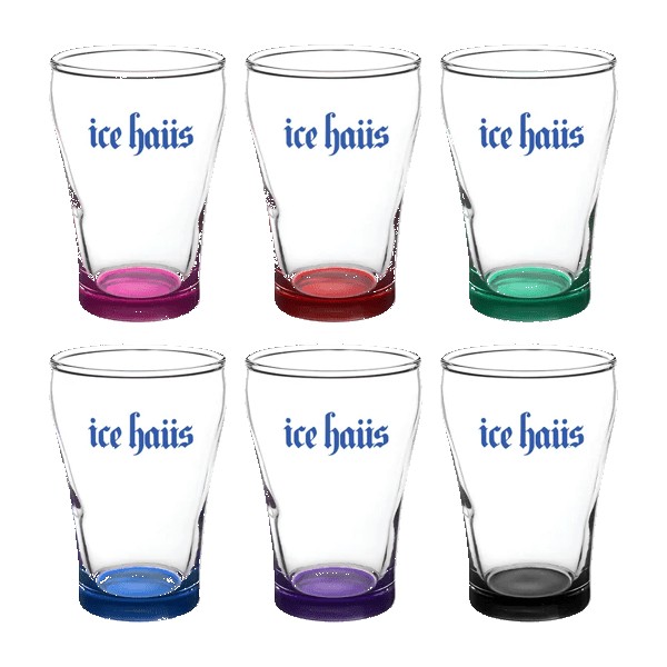 Barley 5.5 oz. Beer Tasting Glass with Color Bottom 1 Barley 5.5 oz. Beer Tasting Glass with Color Bottom 1