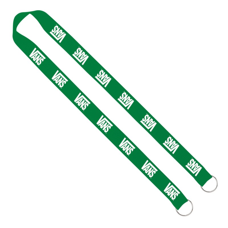 IMPORT Rush 1" Polyester 2-Ended Lanyard with Dual Sewn Silver Metal Split-Ring 1 IMPORT Rush 1" Polyester 2-Ended Lanyard with Dual Sewn Silver Metal Split-Ring 1