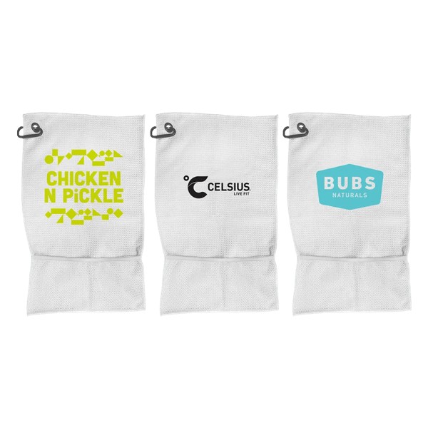 Pickle Pocket Waffle Towel with Black Corner Hook 1 Pickle Pocket Waffle Towel with Black Corner Hook 1