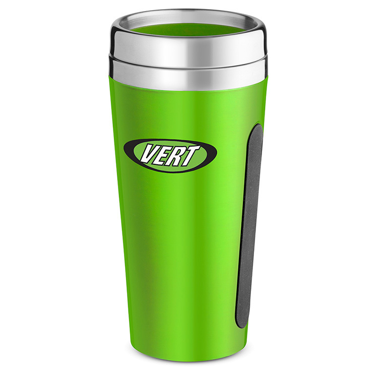 Dual-Grip Travel Tumbler - 15 Oz. 1 Dual-Grip Travel Tumbler - 15 Oz. 1