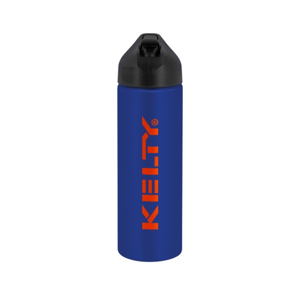 EasyFlow Recycled Aluminum Bottle w Straw Lid 1