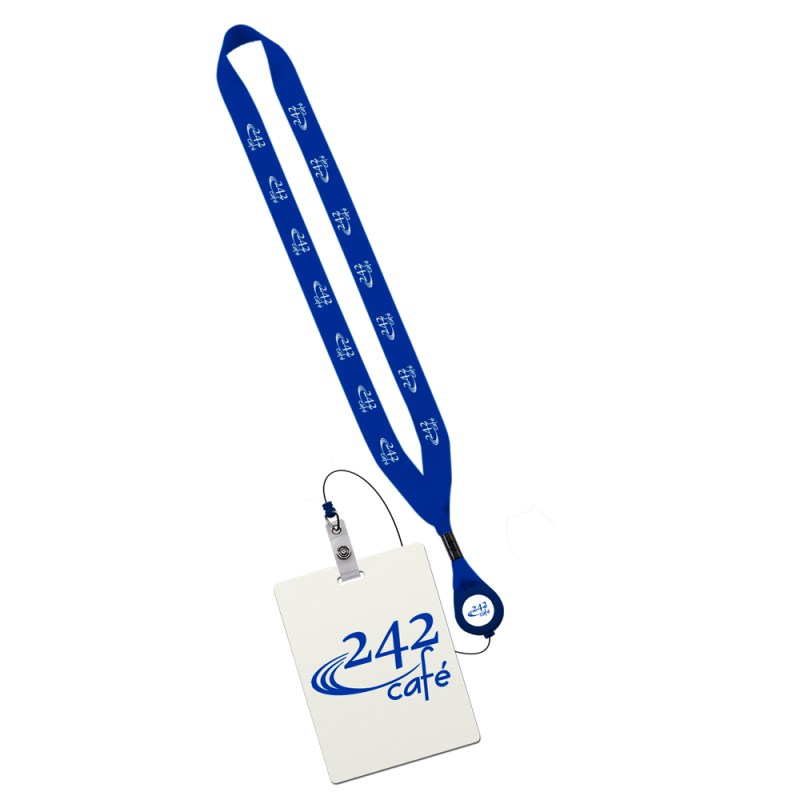 3/4" Retractable Lanyard with 3" x 4" ID Badge 1 3/4" Retractable Lanyard with 3" x 4" ID Badge 1