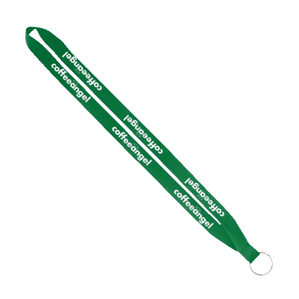 IMPORT Rush 3/4" Polyester Lanyard with Sewn Silver Metal Split-Ring 1