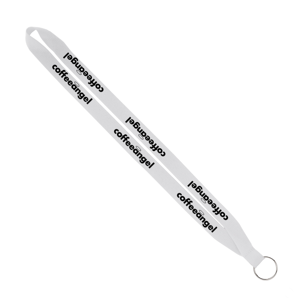 IMPORT Rush 3/4" Polyester Lanyard with Sewn Silver Metal Split-Ring 1