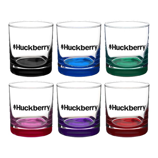Aristocrat 10.5 oz ARC Whiskey Rocks Glass with Color Bottom 1 Aristocrat 10.5 oz ARC Whiskey Rocks Glass with Color Bottom 1