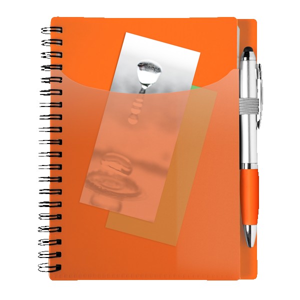 Sorbet Notebook Set with matching pen (PB2571). 1