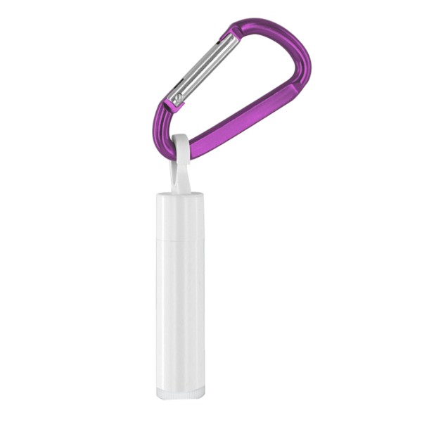 SPF 30 Soy Lip Balm with Carabiner 1