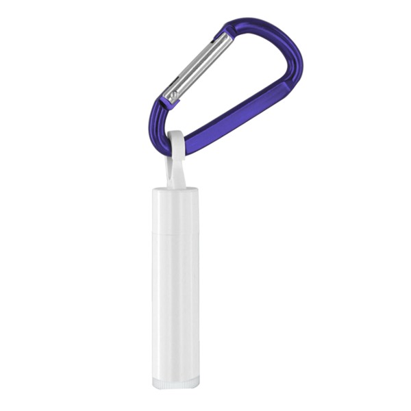 SPF 30 Soy Lip Balm with Carabiner 1