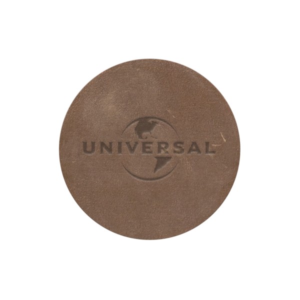 2 1/2" Leather Circle Patch 1
