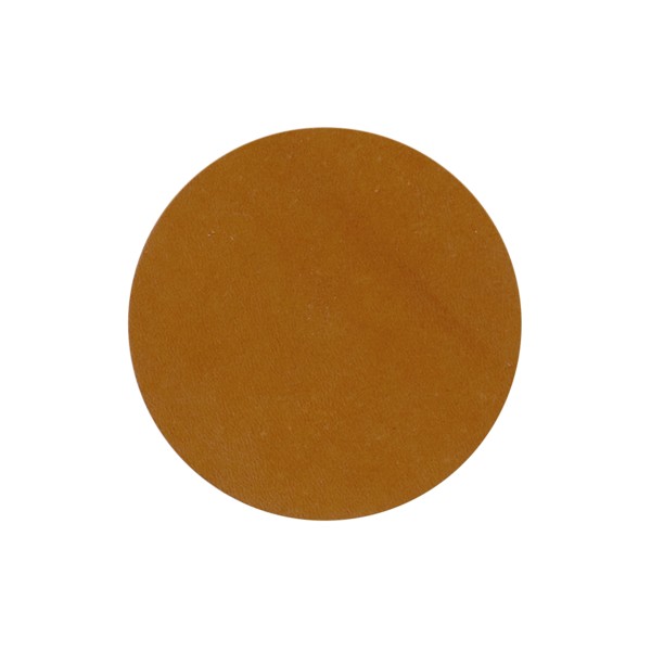 2 1/2" Leather Circle Patch 1