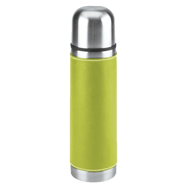 Leatherette Vacuum Bottle - 16 Oz. 1