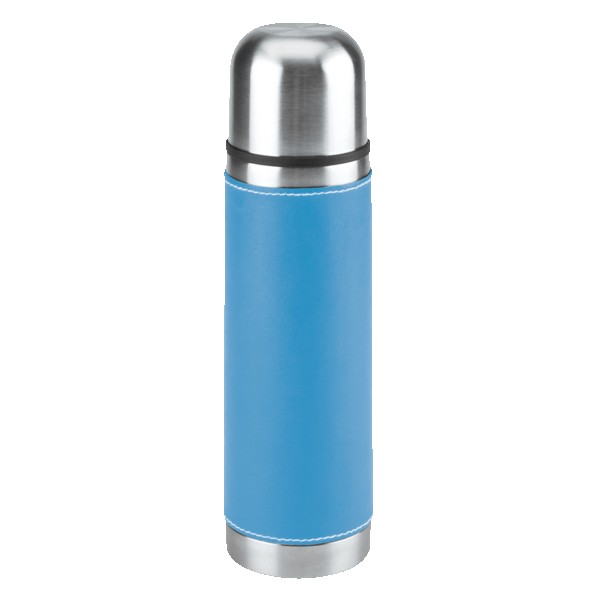 Leatherette Vacuum Bottle - 16 Oz. 1