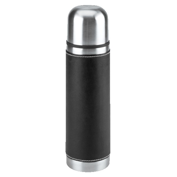 Leatherette Vacuum Bottle - 16 Oz. 1
