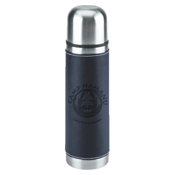 Leatherette Vacuum Bottle - 16 Oz. 1