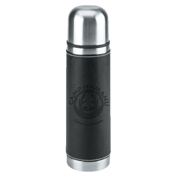 Leatherette Vacuum Bottle - 16 Oz. 1