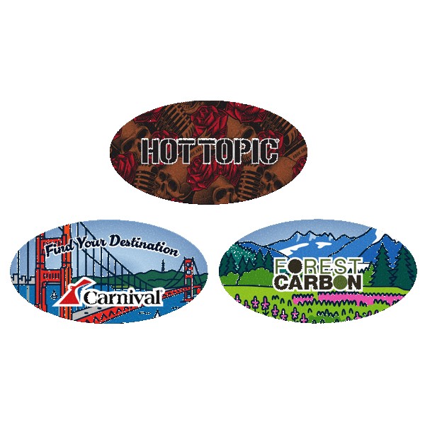 Tag Buddy 4" x 2" Oval All-Purpose Sticker 1 Tag Buddy 4" x 2" Oval All-Purpose Sticker 1