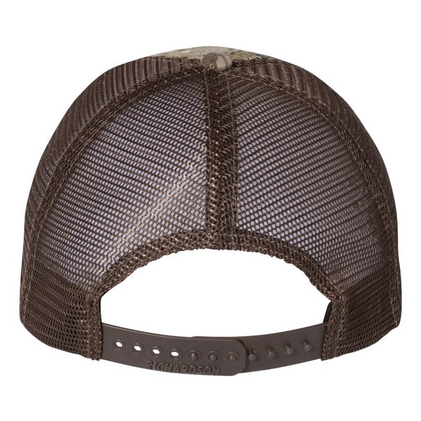 Richardson 111P Camo Washed Trucker Cap 1