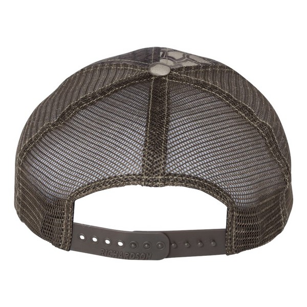 Richardson 111P Camo Washed Trucker Cap 1