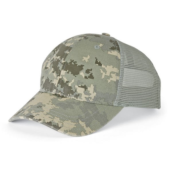 Richardson 111P Camo Washed Trucker Cap 1