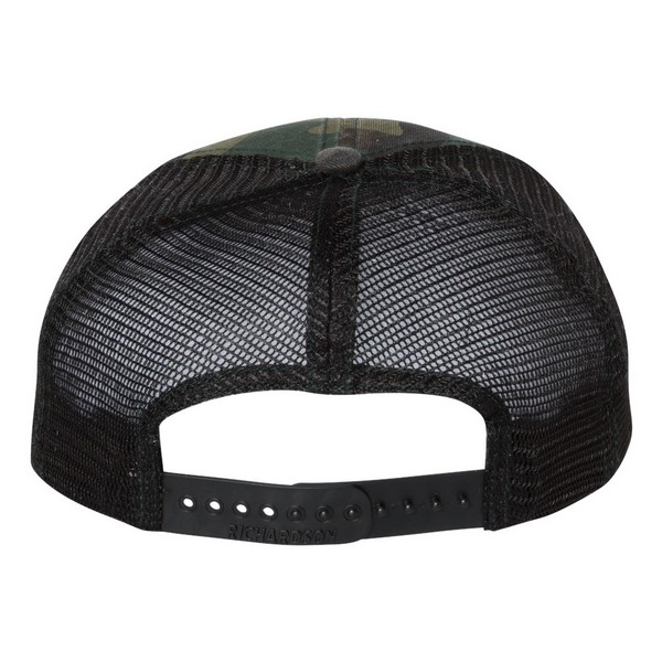 Richardson 111P Camo Washed Trucker Cap 1
