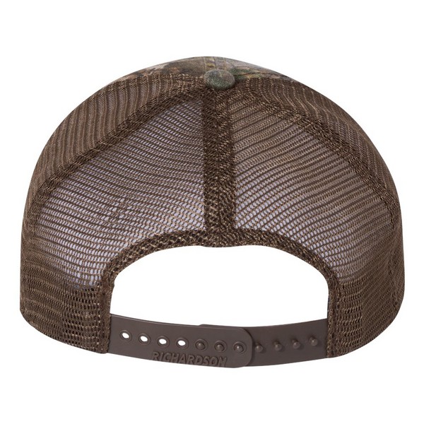 Richardson 111P Camo Washed Trucker Cap 1