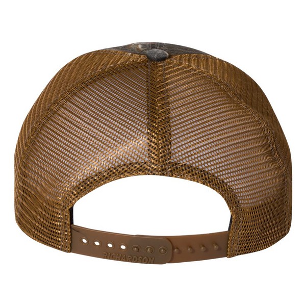 Richardson 111P Camo Washed Trucker Cap 1