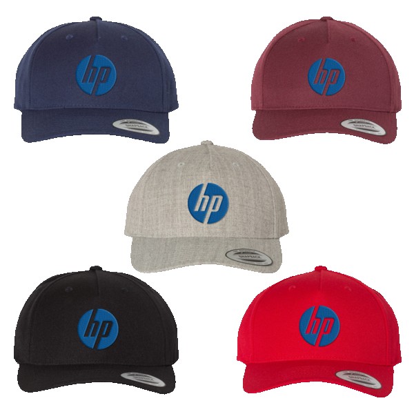 Yupoong 5789M 5-Panel Wool Blend Cap 1