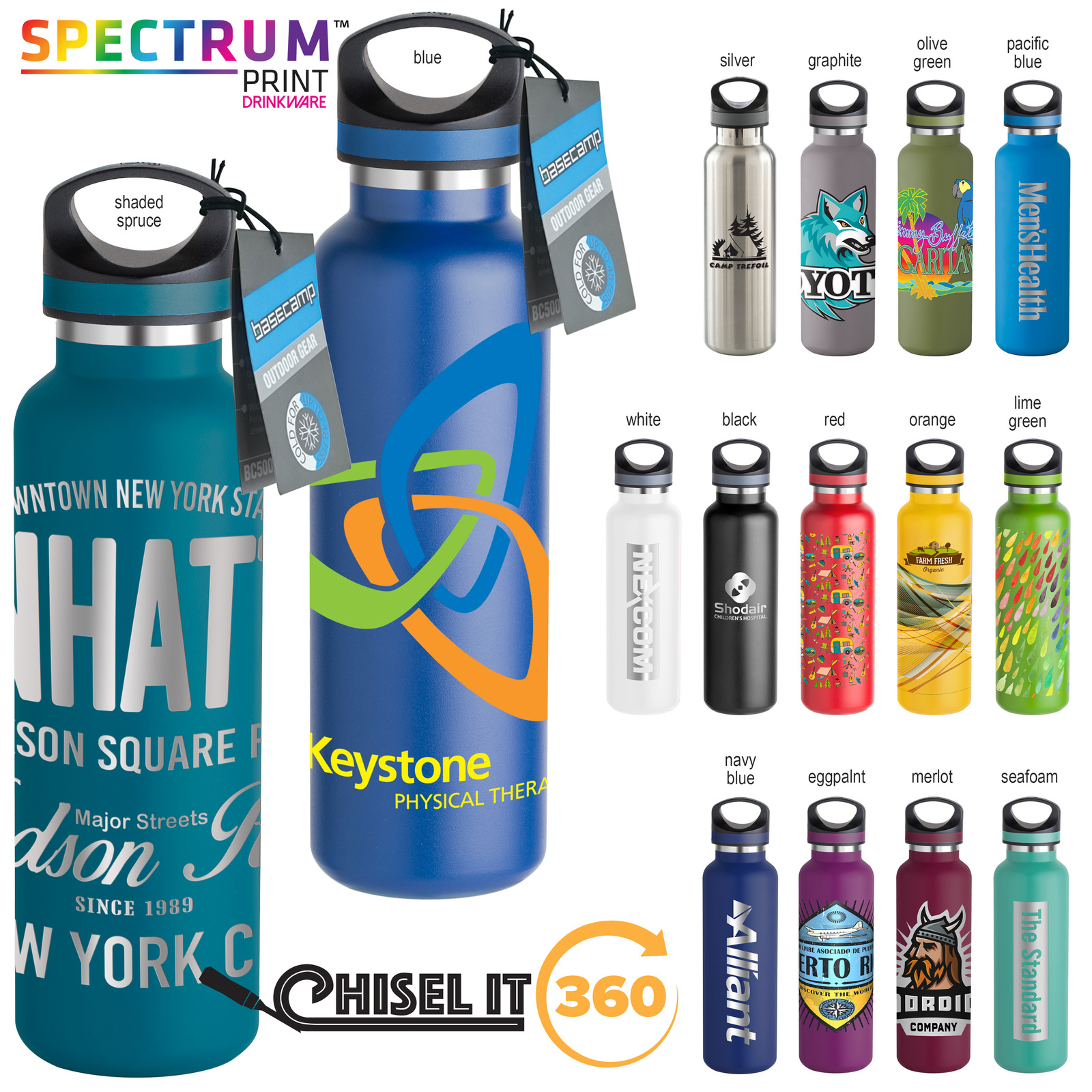 20 oz. Basecamp Tundra Bottle with Screw Top Lid 1