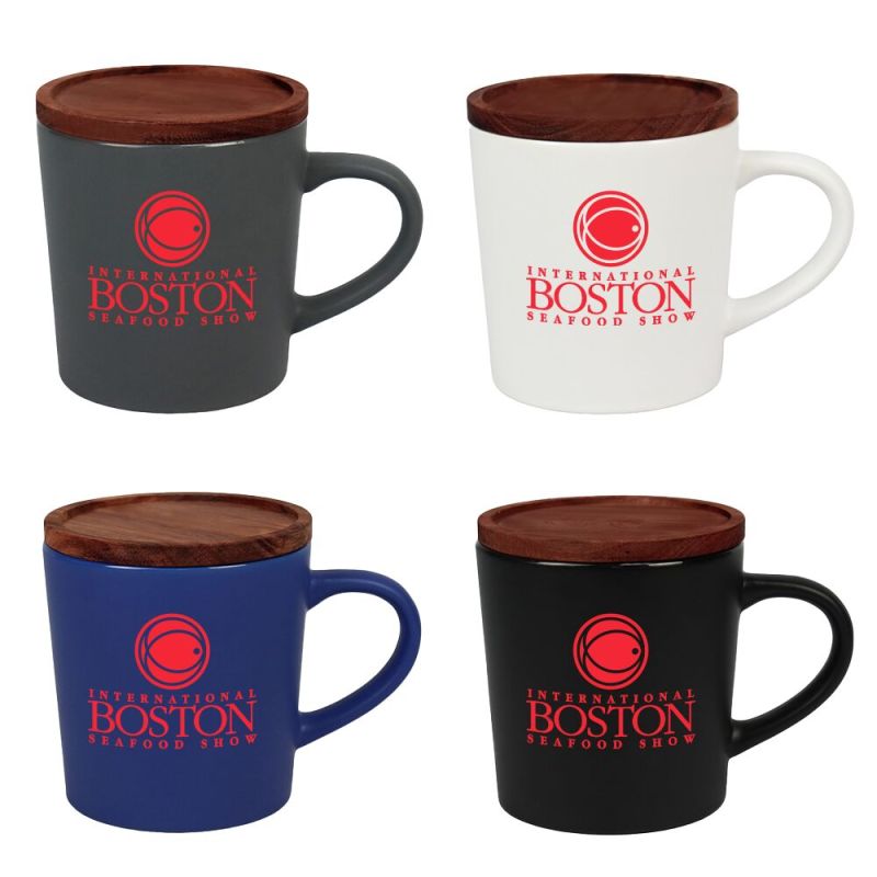 Little Rock 16oz Ceramic with Wood Lid 1 Little Rock 16oz Ceramic with Wood Lid 1