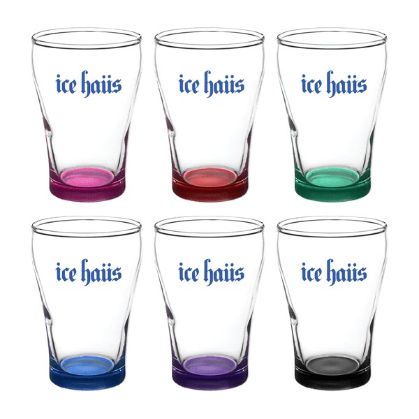 Barley 5.5 oz. Beer Tasting Glass with Color Bottom 1