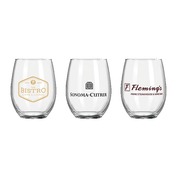 Wine O%27Clock 9oz ARC Stemless Wine Glass 1 Wine O%27Clock 9oz ARC Stemless Wine Glass 1
