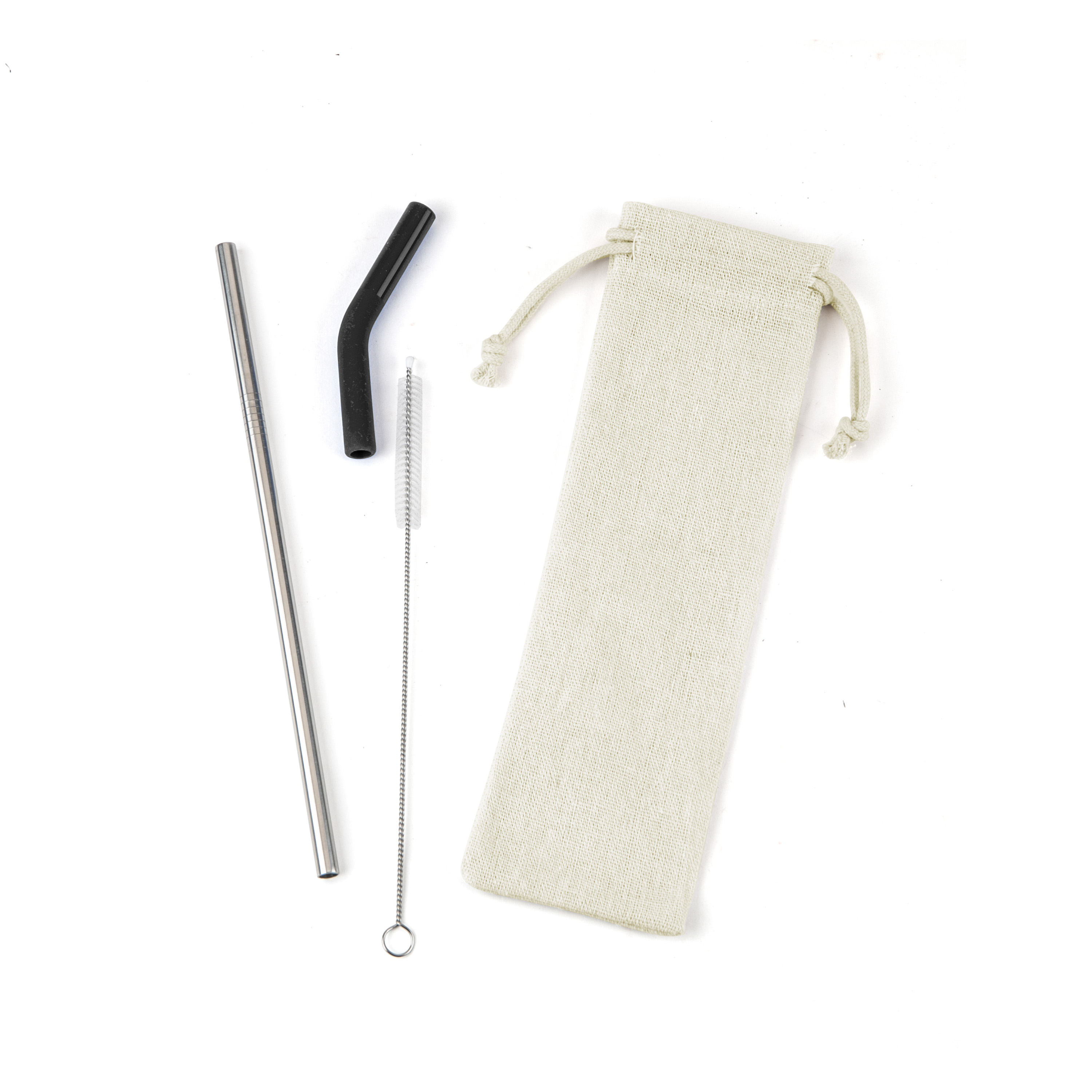 Reusable Stainless Steel Straw Set 1