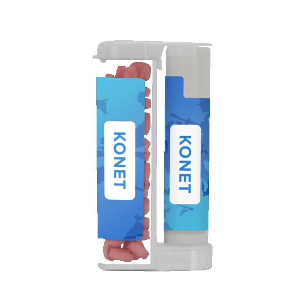 Sugar Free Mints in a Rectangular Flip-Top Duo w/ Natural Lip Moisturizer 1 Sugar Free Mints in a Rectangular Flip-Top Duo w/ Natural Lip Moisturizer 1