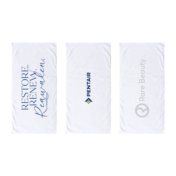 Resort Beach Towel (White) 1 Resort Beach Towel (White) 1