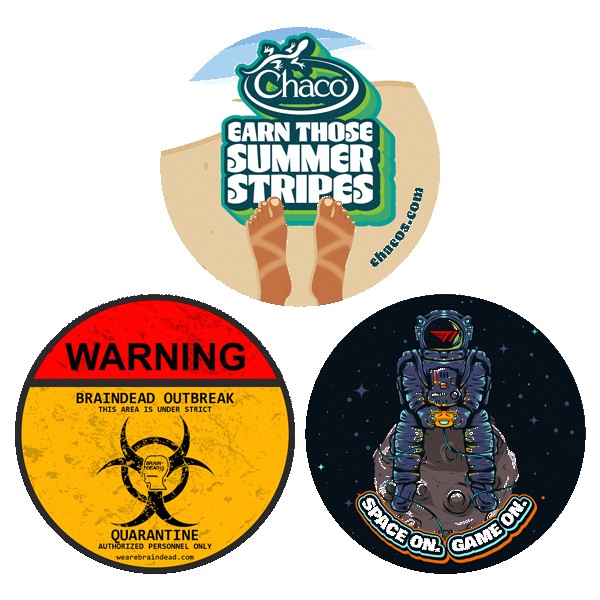 Tag Buddy 5" Circular All-Purpose Sticker 1 Tag Buddy 5" Circular All-Purpose Sticker 1