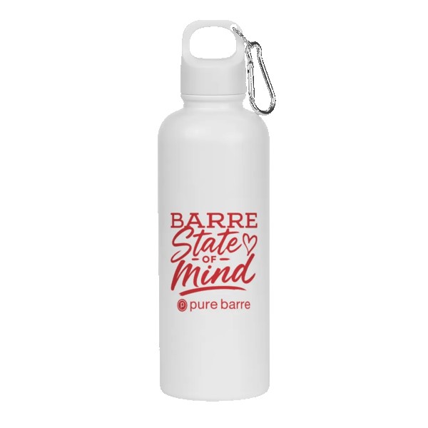 Hydraclasp 25 oz Single Wall Stainless Steel Water Bottle with Carabiner 1