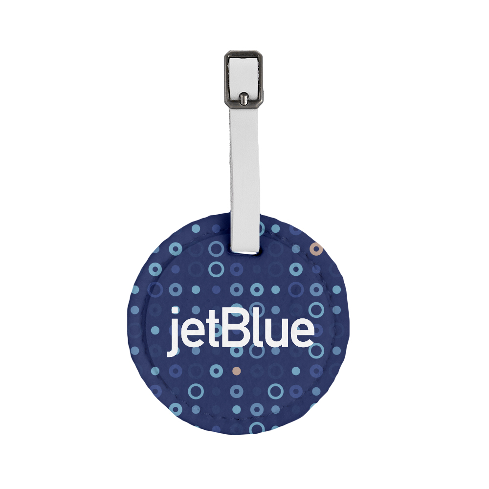 Hayes Dye-Sublimated Felt Round Luggage Tag 1