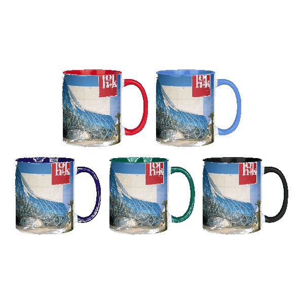 Barcelona 11oz Two Tone Mugs-Inner Handle color 1 Barcelona 11oz Two Tone Mugs-Inner Handle color 1