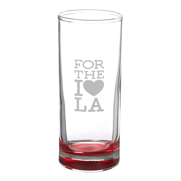 Agave 2.5 oz Lexington Shooter Glass with Color Bottom 1