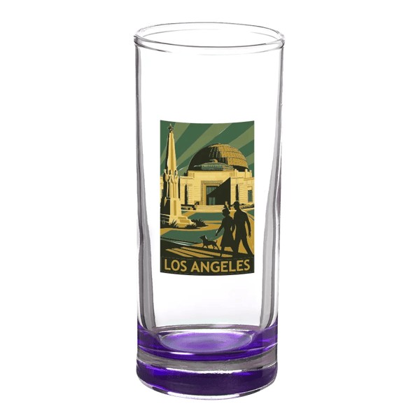 Agave 2.5 oz Lexington Shooter Glass with Color Bottom 1