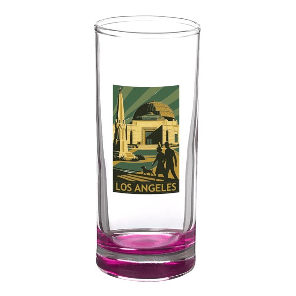 Agave 2.5 oz Lexington Shooter Glass with Color Bottom 1