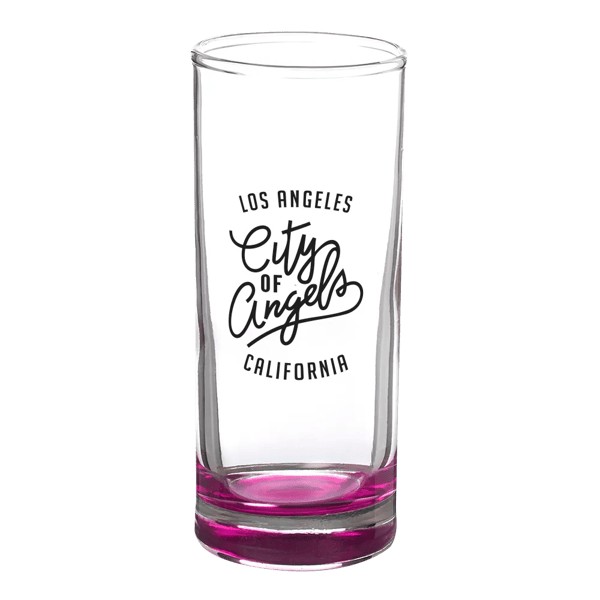 Agave 2.5 oz Lexington Shooter Glass with Color Bottom 1
