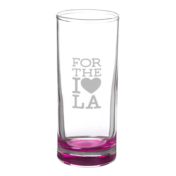 Agave 2.5 oz Lexington Shooter Glass with Color Bottom 1