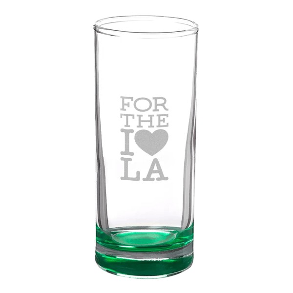 Agave 2.5 oz Lexington Shooter Glass with Color Bottom 1