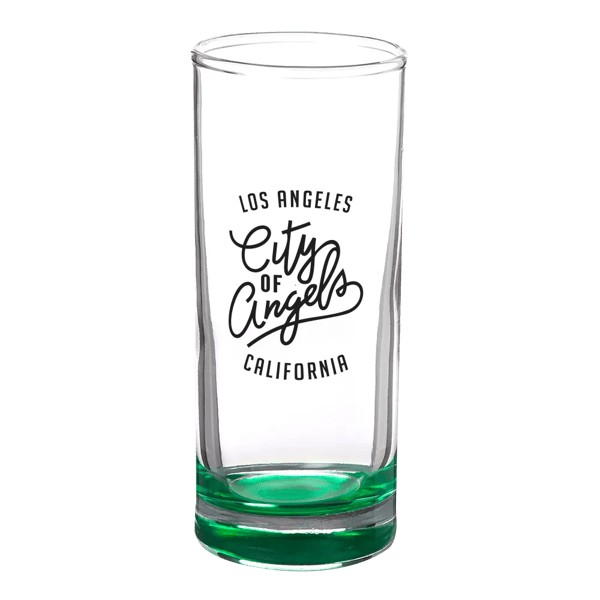 Agave 2.5 oz Lexington Shooter Glass with Color Bottom 1