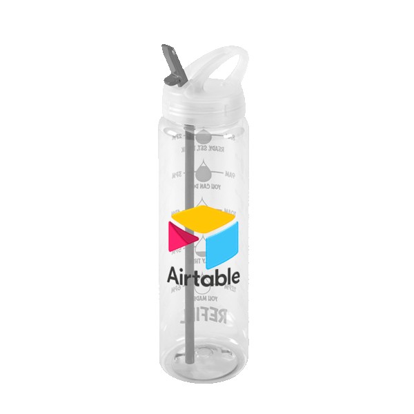 Water Bottle with Flip Up Spout & Hydration Mark - 32 Oz. 1