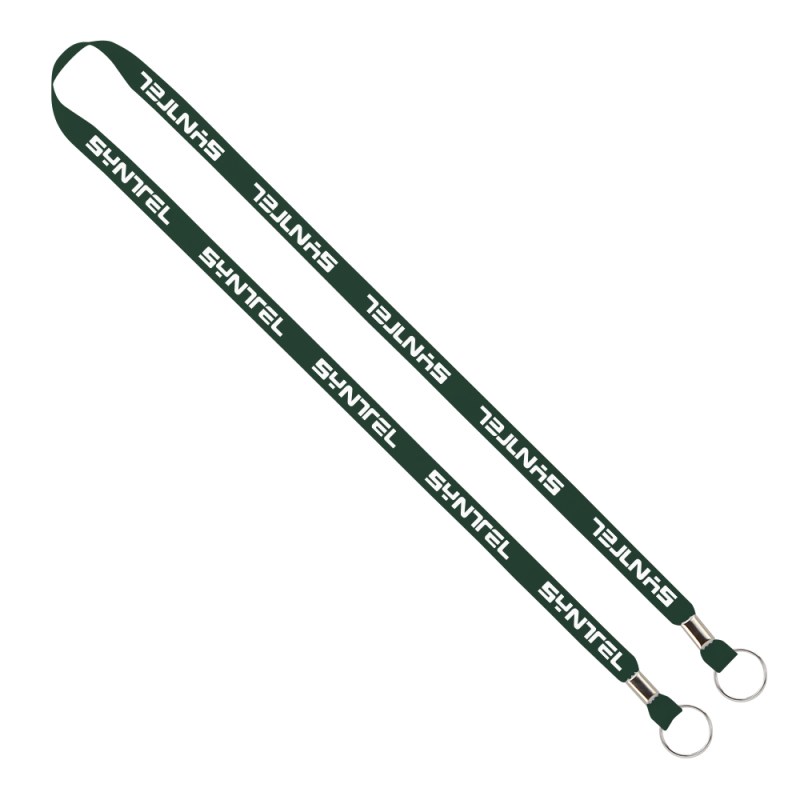 IMPORT Rush 1/2" Polyester 2-Ended Lanyard with Dual Silver Metal Crimp & Split-Ring 1 IMPORT Rush 1/2" Polyester 2-Ended Lanyard with Dual Silver Metal Crimp & Split-Ring 1