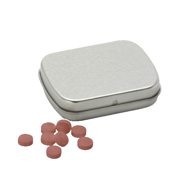 Sugar Free Mints in a Small Rectangular Hinged Tin 1