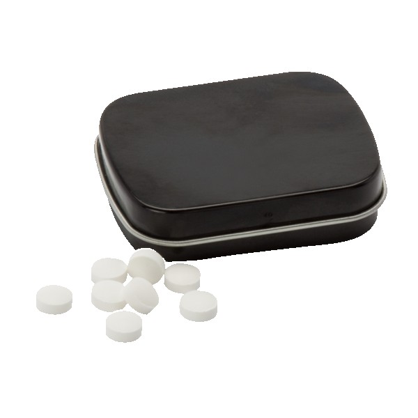 Sugar Free Mints in a Small Rectangular Hinged Tin 1